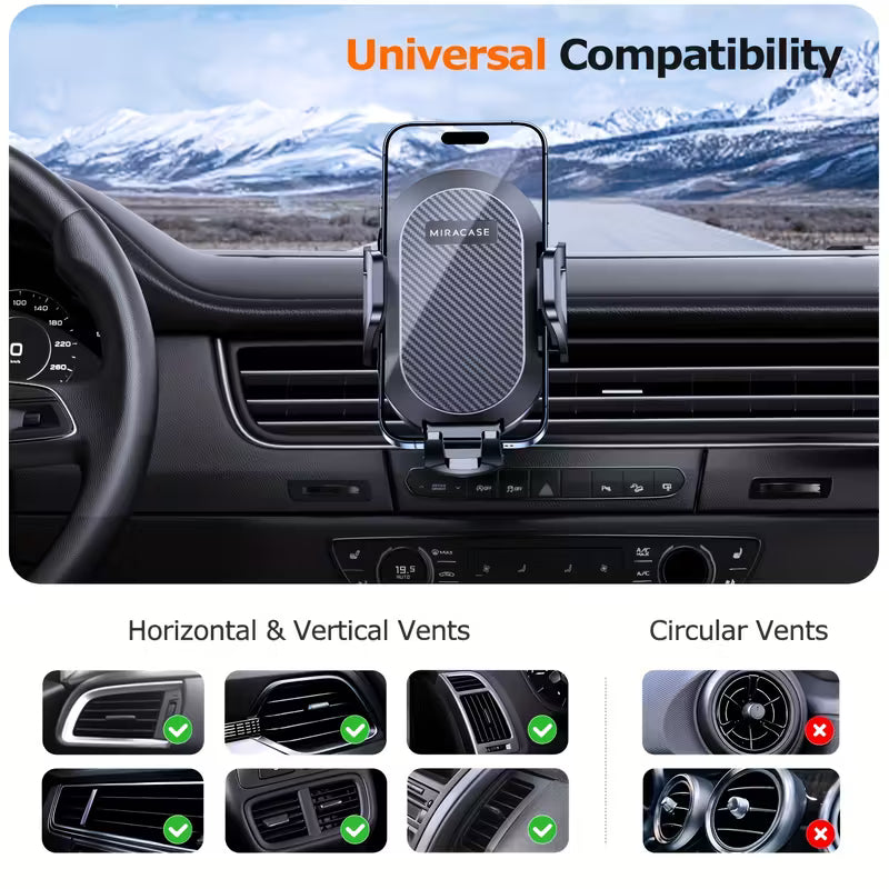 Miracase 3-in-1 Car Phone Mount